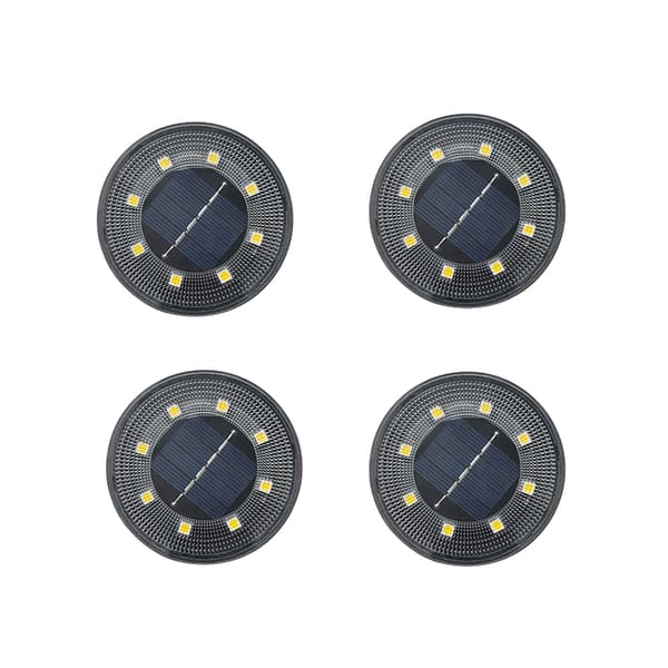 INF 86 Type Solar Ground Lights 4 Pack Hvit
