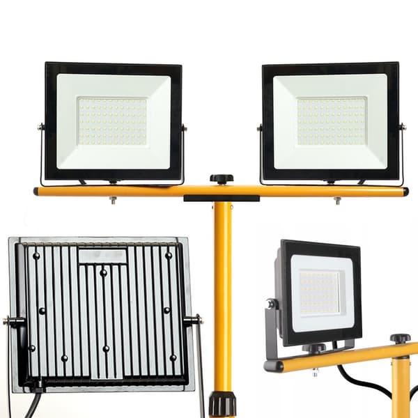 BYGGEHALOGEN MED STATIV TOOLIGHT RSL002-30N 30W YELLOW