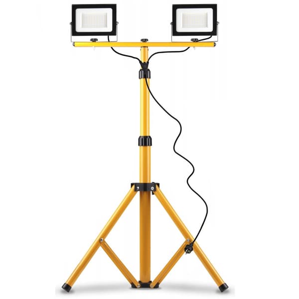 BYGGEHALOGEN MED STATIV TOOLIGHT RSL002-30N 30W YELLOW