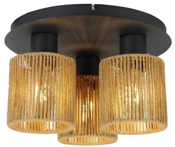 HÆNGENDE LOFTSLAMPE TOOLIGHT APP1819-3CPR BLACK