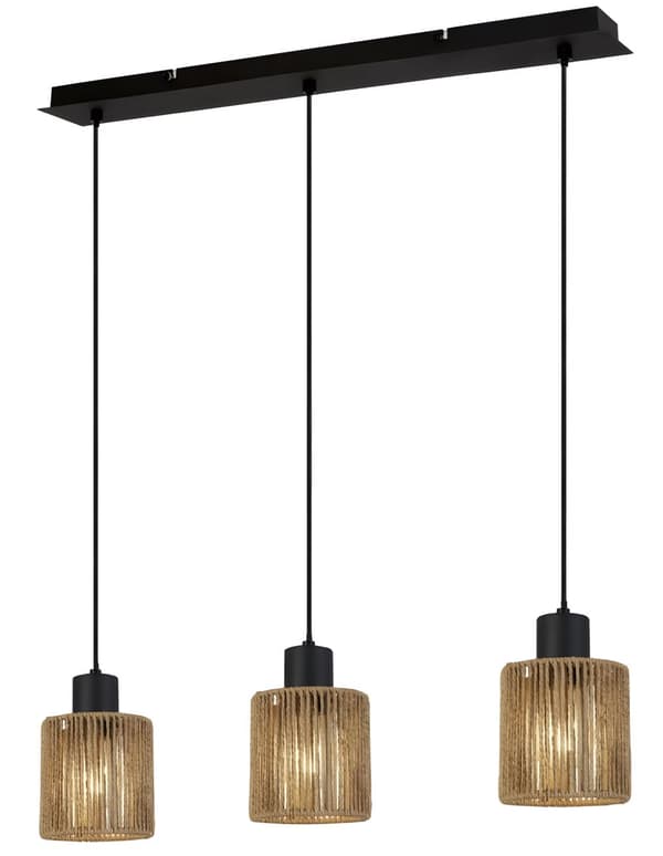 HÆNGENDE LOFTSLAMPE TOOLIGHT APP1821-3CP BLACK