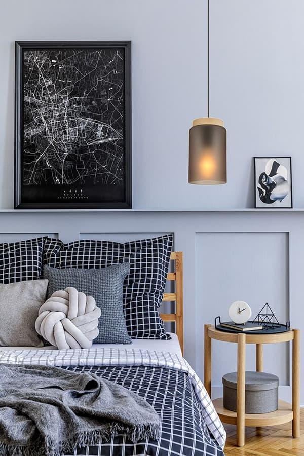 HÆNGENDE LOFTSLAMPE TOOLIGHT APP1810-1CP GREY
