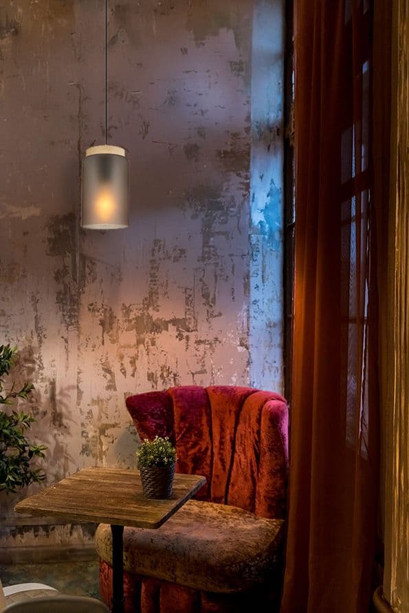 HÆNGENDE LOFTSLAMPE TOOLIGHT APP1810-1CP GREY