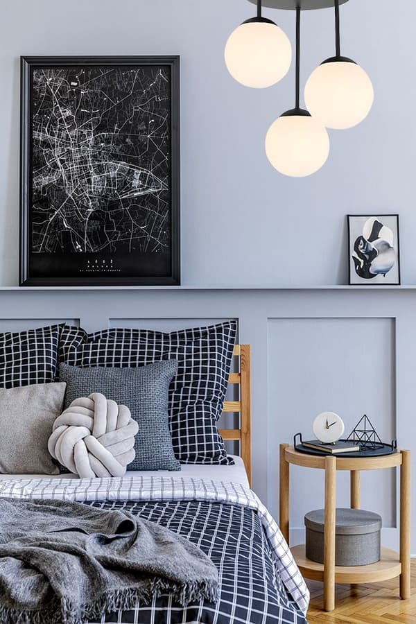 HÆNGENDE LOFTSLAMPE TOOLIGHT APP1815-3CPR BLACK WHITE