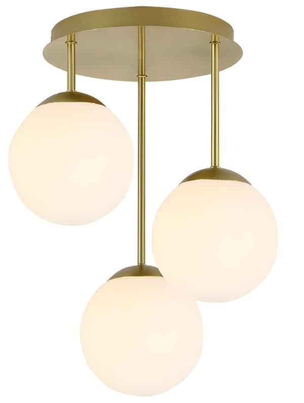 HÆNGENDE LOFTSLAMPE TOOLIGHT APP1817-3CPR GOLD WHITE
