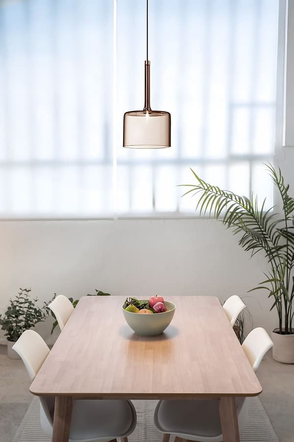 HÆNGENDE TOOLIGHT TOOLIGHT LOFTSLAMPE TOOLIGHT MED GLASSKÆRM APP1698-1CP AMBER A