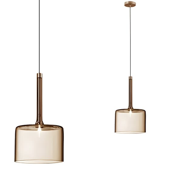 HÆNGENDE TOOLIGHT TOOLIGHT LOFTSLAMPE TOOLIGHT MED GLASSKÆRM APP1698-1CP AMBER A