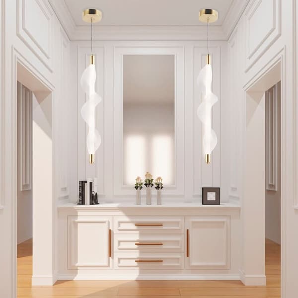 LED HÄNGLAMPA TOOLIGHT G008-1CP VIT/GULD