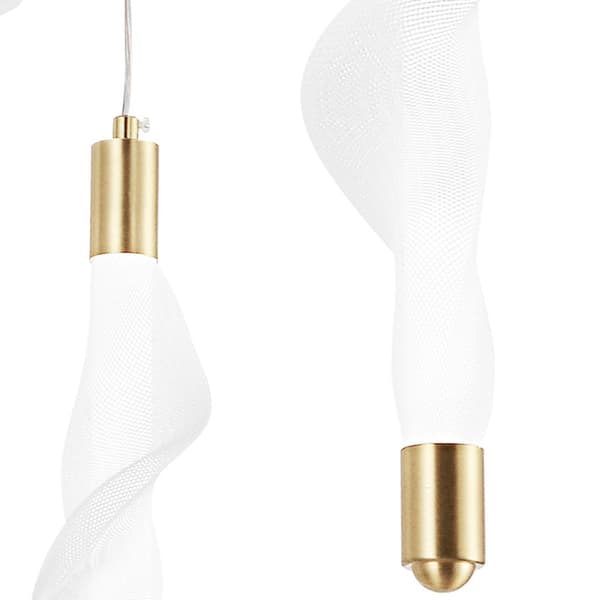 LED HÆNGELAMPE TOOLIGHT TOOLIGHT G009-3CPR HVID/GULD