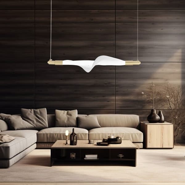 LED HÆNGELAMPE TOOLIGHT TOOLIGHT G011-CP HVID/GULD