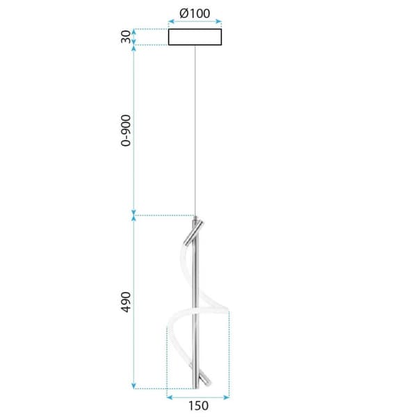 LED HÆNGELAMPE TOOLIGHT TOOLIGHT G015-CP GULD