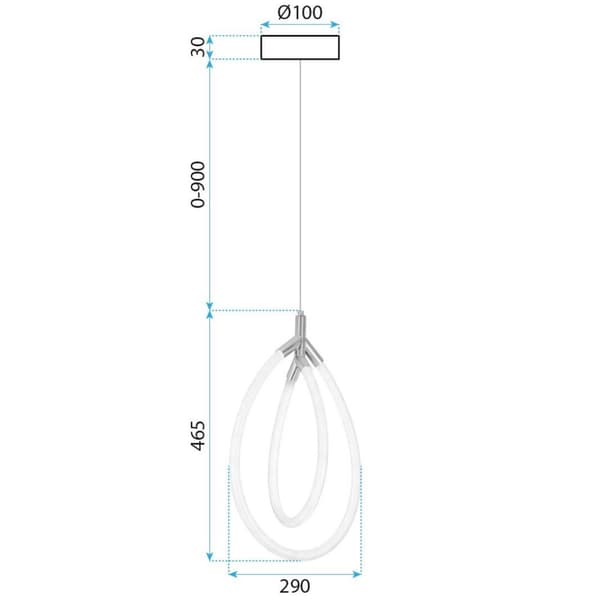 LED HÆNGELAMPE TOOLIGHT TOOLIGHT G017-CP GULD