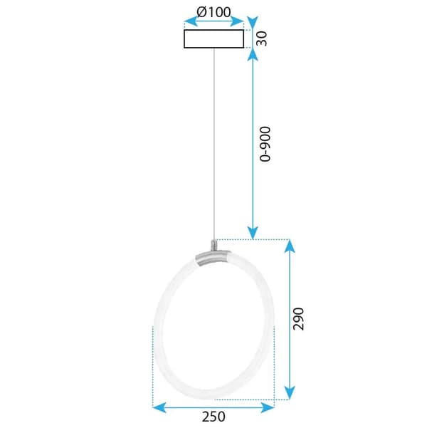 LED HÄNGLAMPA TOOLIGHT G020-CP GULD