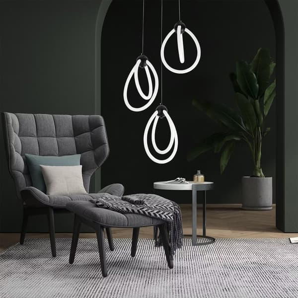 LED HÆNGELAMPE TOOLIGHT TOOLIGHT G022-3CPR SORT