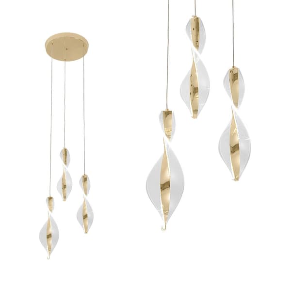 LED HÆNGELAMPE TOOLIGHT TOOLIGHT G028-3CP GULD