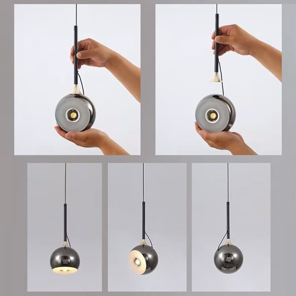 HÆNGENDE LOFTSLAMPE TOOLIGHT G087-1CP BLACK CHROME