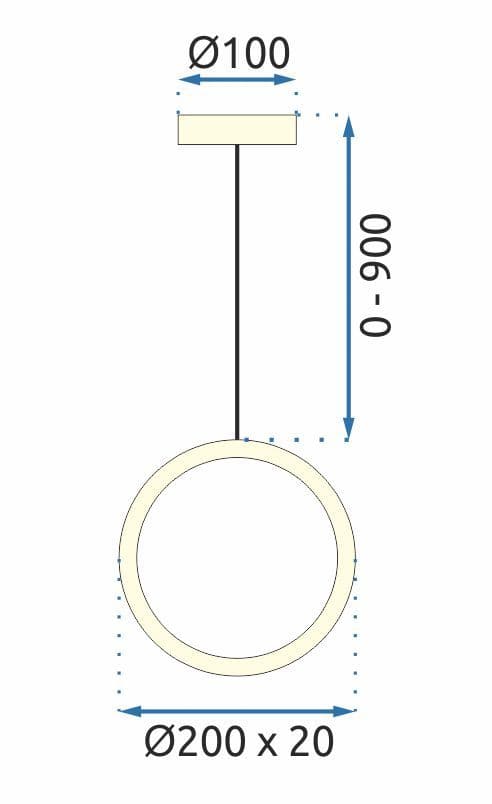 HÄNGANDE TAKLAMPA TOOLIGHT G089-1CP TRANSPARENT