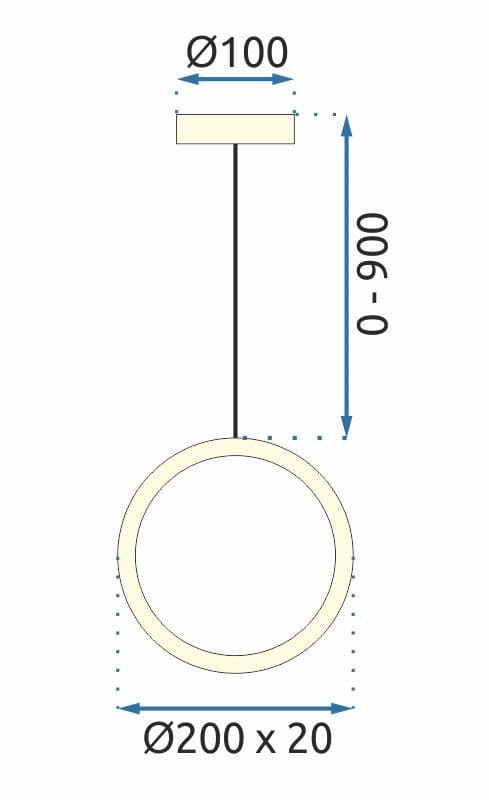HÄNGANDE TAKLAMPA TOOLIGHT G112-CP GOLD