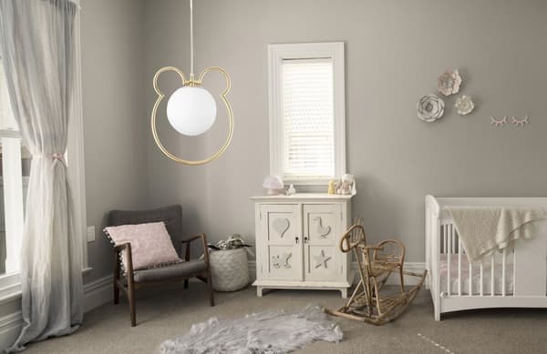 HÆNGENDE LOFTSLAMPE TOOLIGHT G105-1W GOLD WHITE
