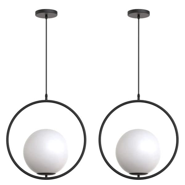HÆNGENDE LOFTSLAMPE TOOLIGHT G110-1W BLACK WHITE