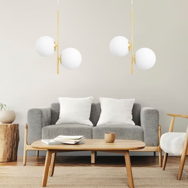 HÄNGANDE TAKLAMPA TOOLIGHT G118-2CP GOLD WHITE