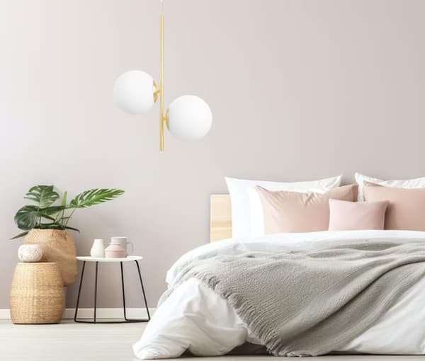 HÄNGANDE TAKLAMPA TOOLIGHT G118-2CP GOLD WHITE