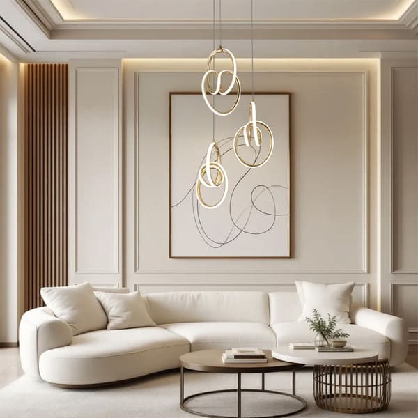 HÆNGENDE LOFTSLAMPE TOOLIGHT G082-3CPR GOLD