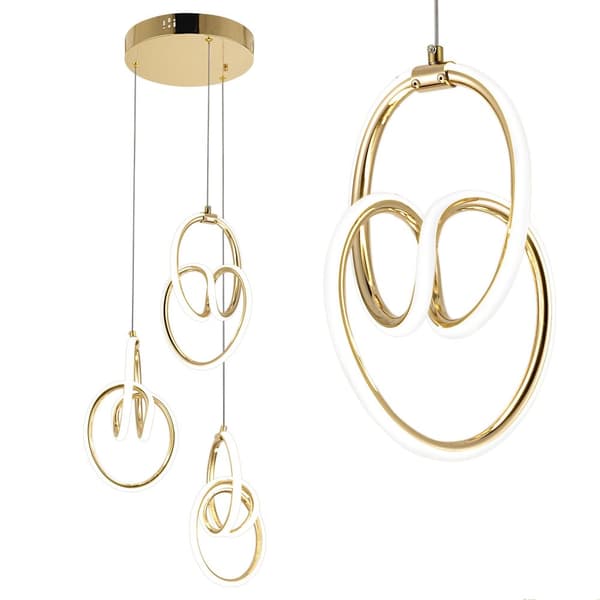 HÆNGENDE LOFTSLAMPE TOOLIGHT G082-3CPR GOLD