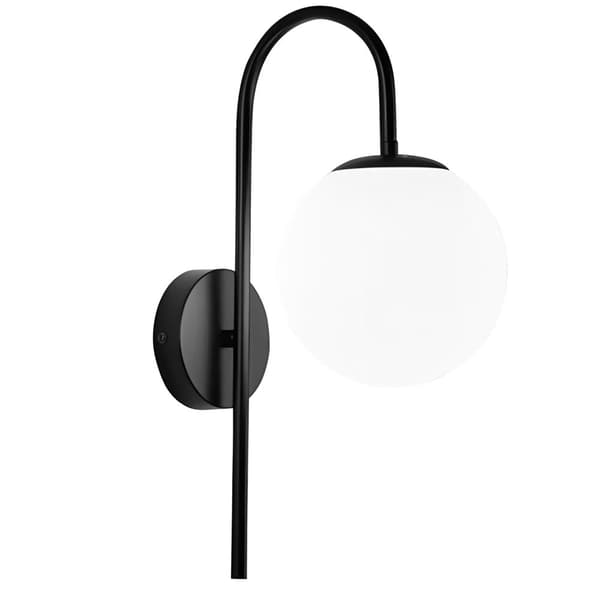 VÄGGLAMPA TOOLIGHT G090-1W BLACK WHITE