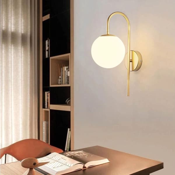 VÄGGLAMPA TOOLIGHT G091-1W GOLD WHITE