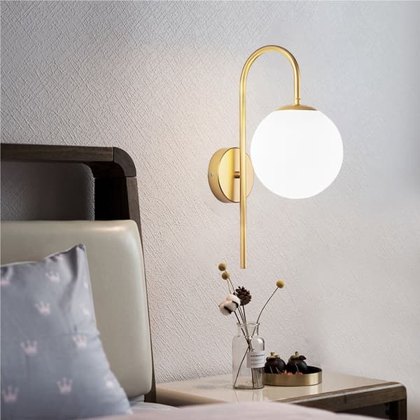 VÄGGLAMPA TOOLIGHT G091-1W GOLD WHITE