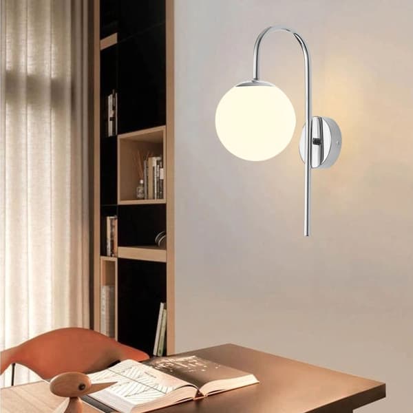VÆGLAMPE TOOLIGHT G092-1W CHROME WHITE