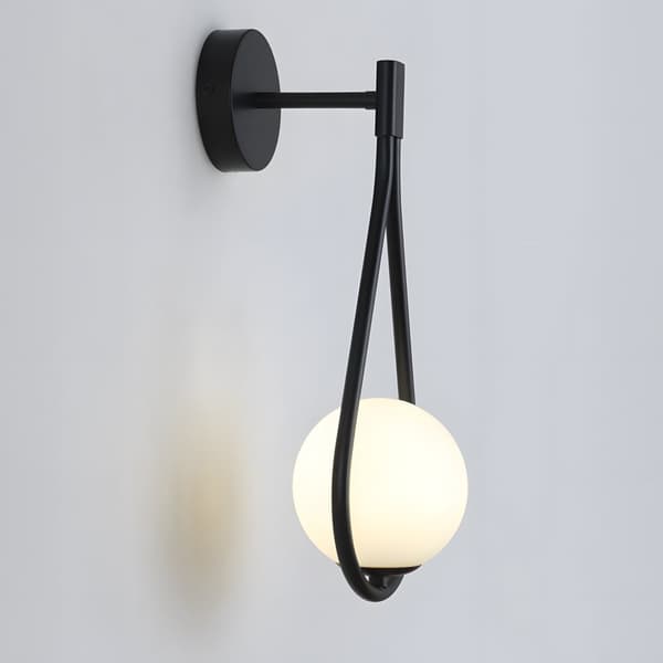 VÄGGLAMPA TOOLIGHT G093-1W BLACK WHITE