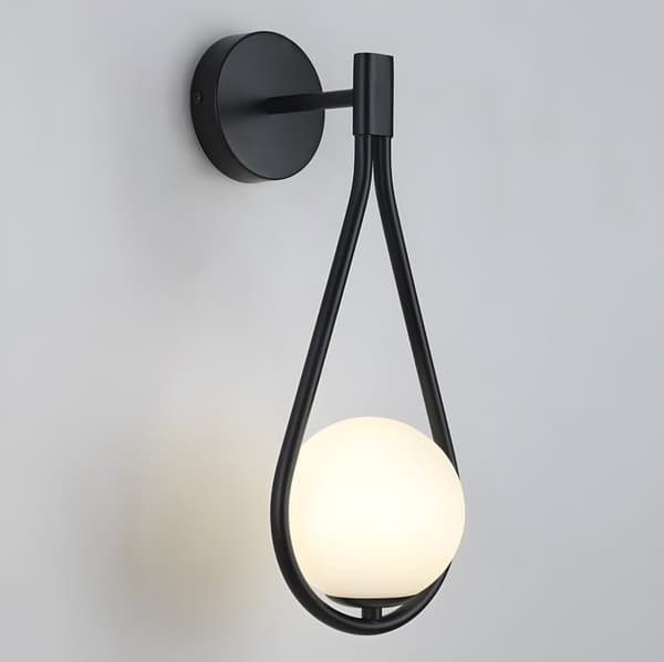 VÄGGLAMPA TOOLIGHT G093-1W BLACK WHITE