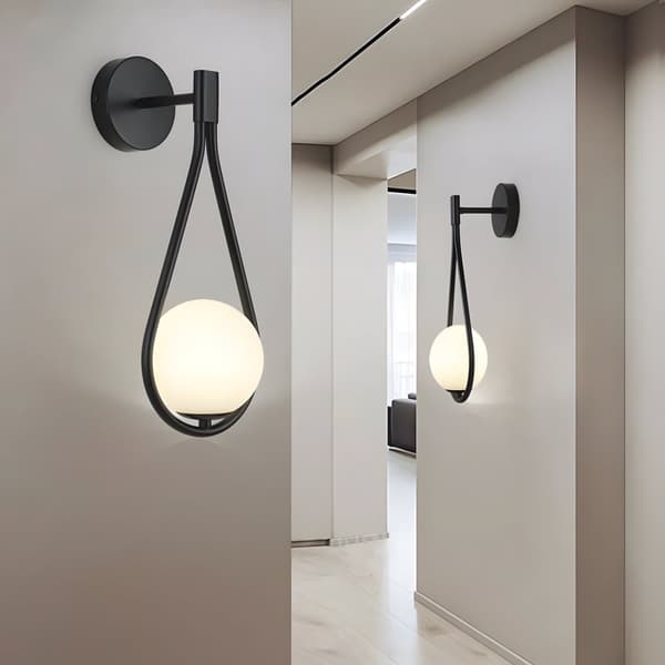 VÄGGLAMPA TOOLIGHT G093-1W BLACK WHITE
