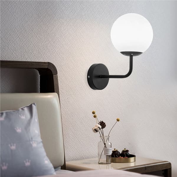 VÄGGLAMPA TOOLIGHT G095-1W BLACK WHITE