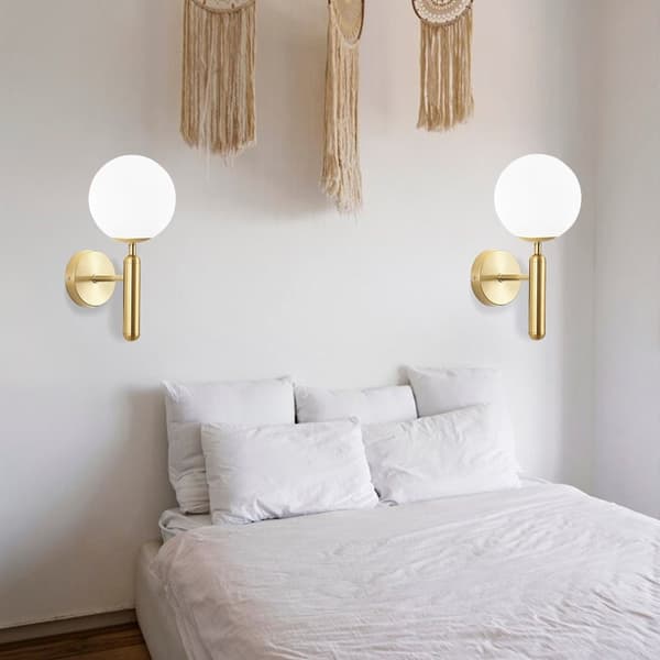 VÄGGLAMPA TOOLIGHT G098-1W GOLD WHITE