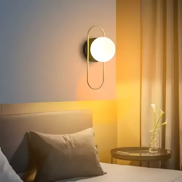 VÆGLAMPE TOOLIGHT APP1756-1W BRUSH GOLD WHITE