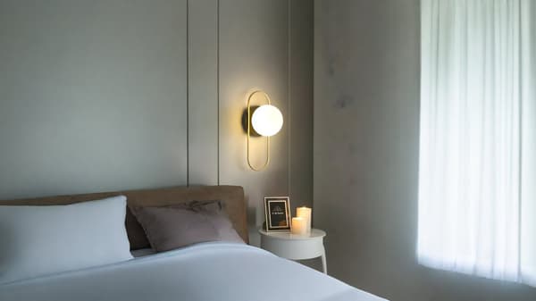 VÆGLAMPE TOOLIGHT APP1756-1W BRUSH GOLD WHITE