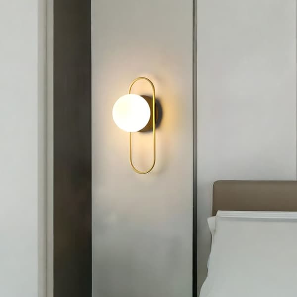 VÆGLAMPE TOOLIGHT APP1756-1W BRUSH GOLD WHITE