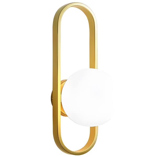 VÆGLAMPE TOOLIGHT APP1756-1W BRUSH GOLD WHITE