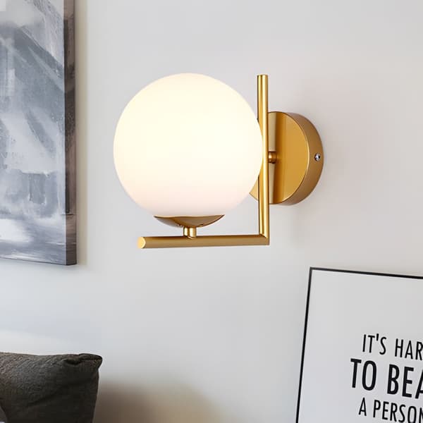 VÄGGLAMPA TOOLIGHT G102-1W GOLD WHITE