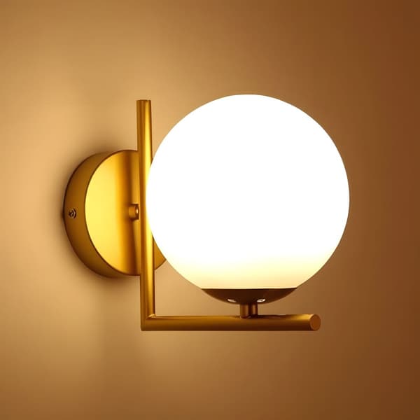 VÄGGLAMPA TOOLIGHT G102-1W GOLD WHITE
