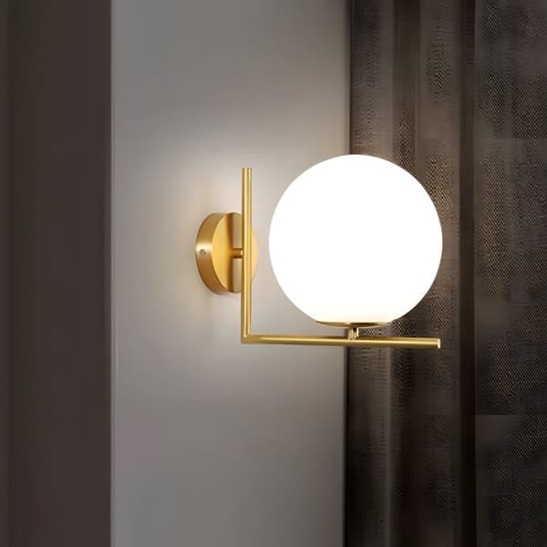 VÄGGLAMPA TOOLIGHT G102-1W GOLD WHITE