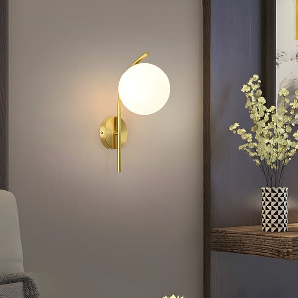 VÆGLAMPE TOOLIGHT G104-1W GOLD WHITE