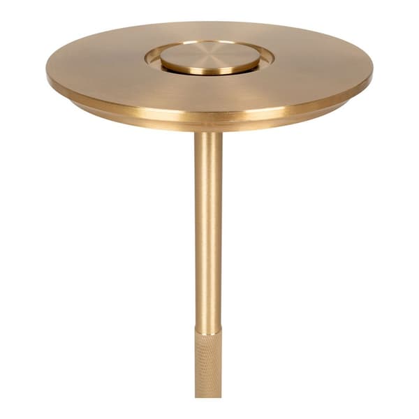 Lyneham bordlampe LED oppladbar messing dekor.
