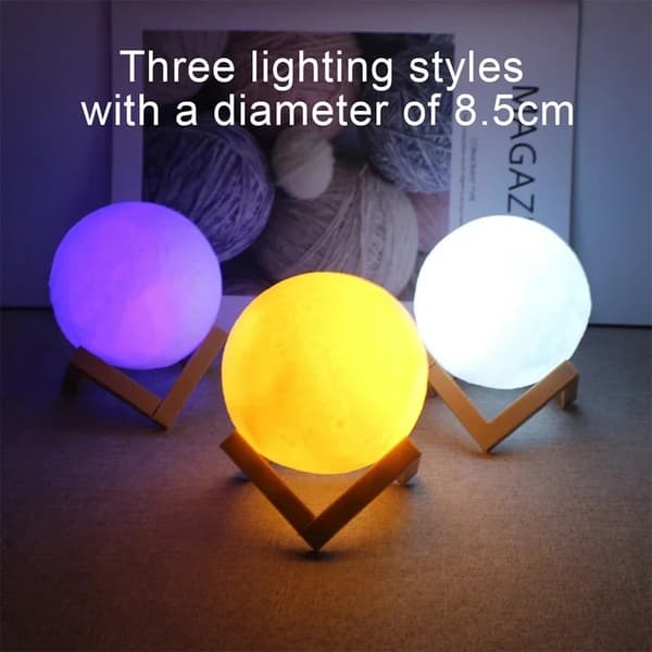 Månlampa LED – Mysig Nattlampa med 7 Färger