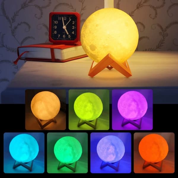 Månlampa LED – Mysig Nattlampa med 7 Färger