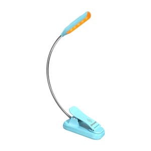 Trådløs lampe Glocusent mini GLCSNTBL103B boklampe med klips, USB-C blå