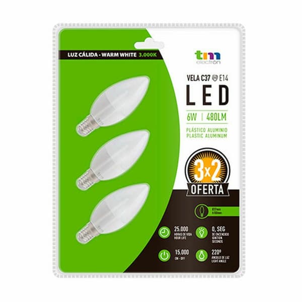 LED-lampa TM Electron E14 3000 K